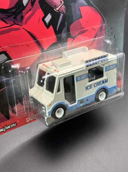 HOT WHEELS - DEADPOOL ICE CREAM TRUCK (2019) - REPLICA ENTERTAINMENT DEADPOOL