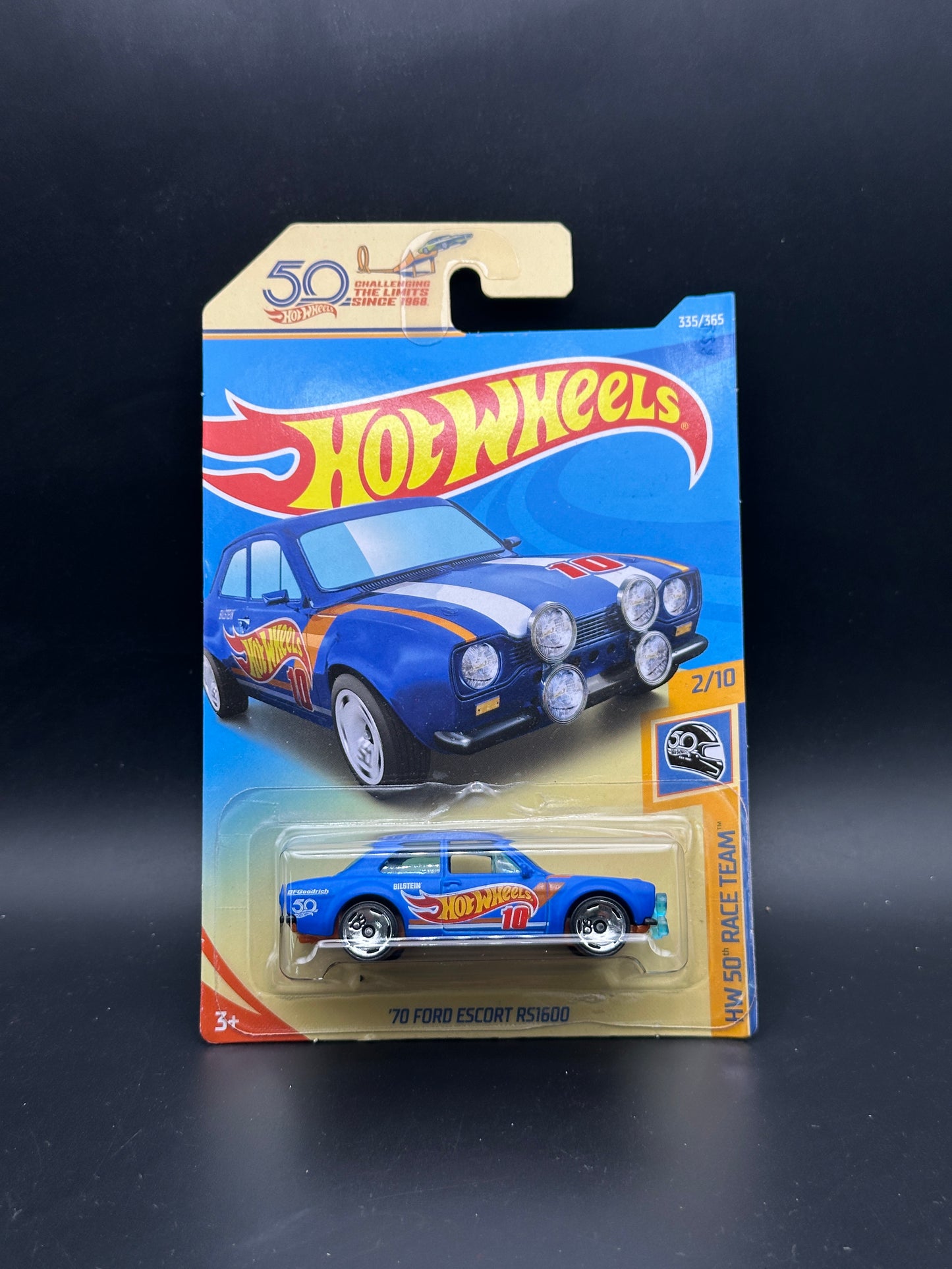 HOT WHEELS - 70 FORD ESCORT RS1600 (2018) - HW 50th RACE TEAM 2/10