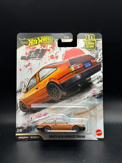 HOT WHEELS - TOYOTA AE86 SPRINTER TRUENO (2026) - CAR CULTURE - JAPAN HISTORICS 5 2/5