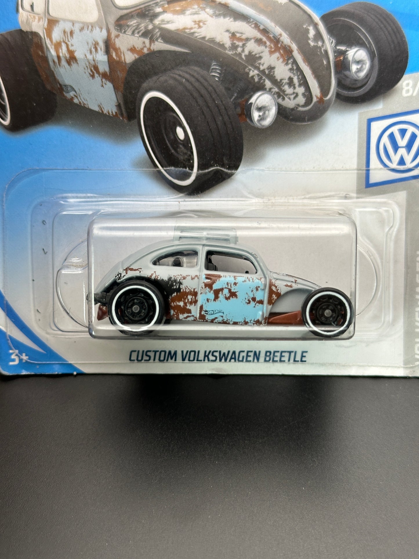 HOT WHEELS - CUSTOM VOLKSWAGEN BEETLE (2019) - HW VOLKSWAGEN 8/10