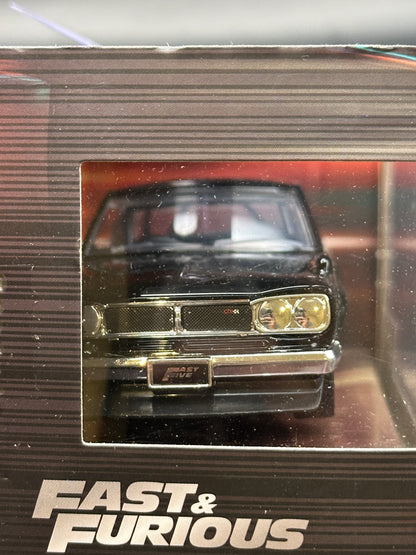 JADA DIECAST CARS - BRIANS NISSAN SKYLINE 2000 GT-R KPGC10 - FAST AND FURIOUS 1/32 SCALE