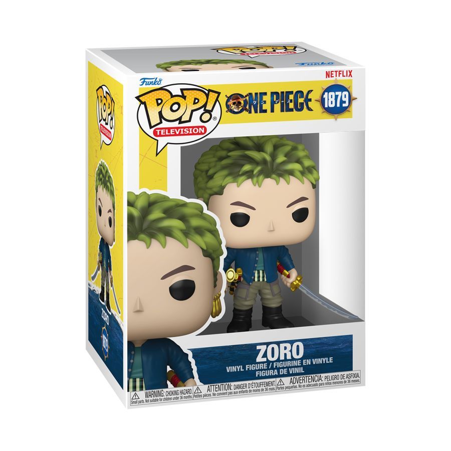FUNKO POP VINYL - ZORO - ONE PIECE NETFLIX #1879