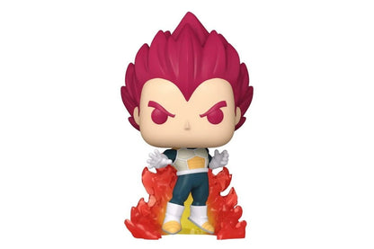 Funko Pop! vinyl figure with red hair and flames on a white background