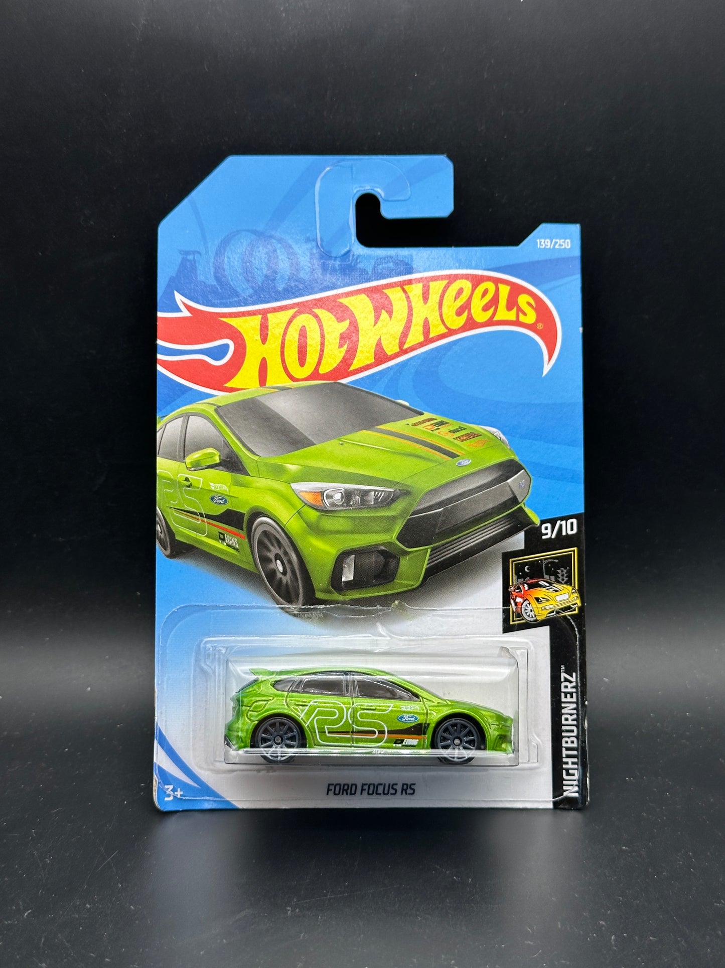 HOT WHEELS - FORD FOCUS RS (2019) - HW NIGHTBURNERZ 9/10