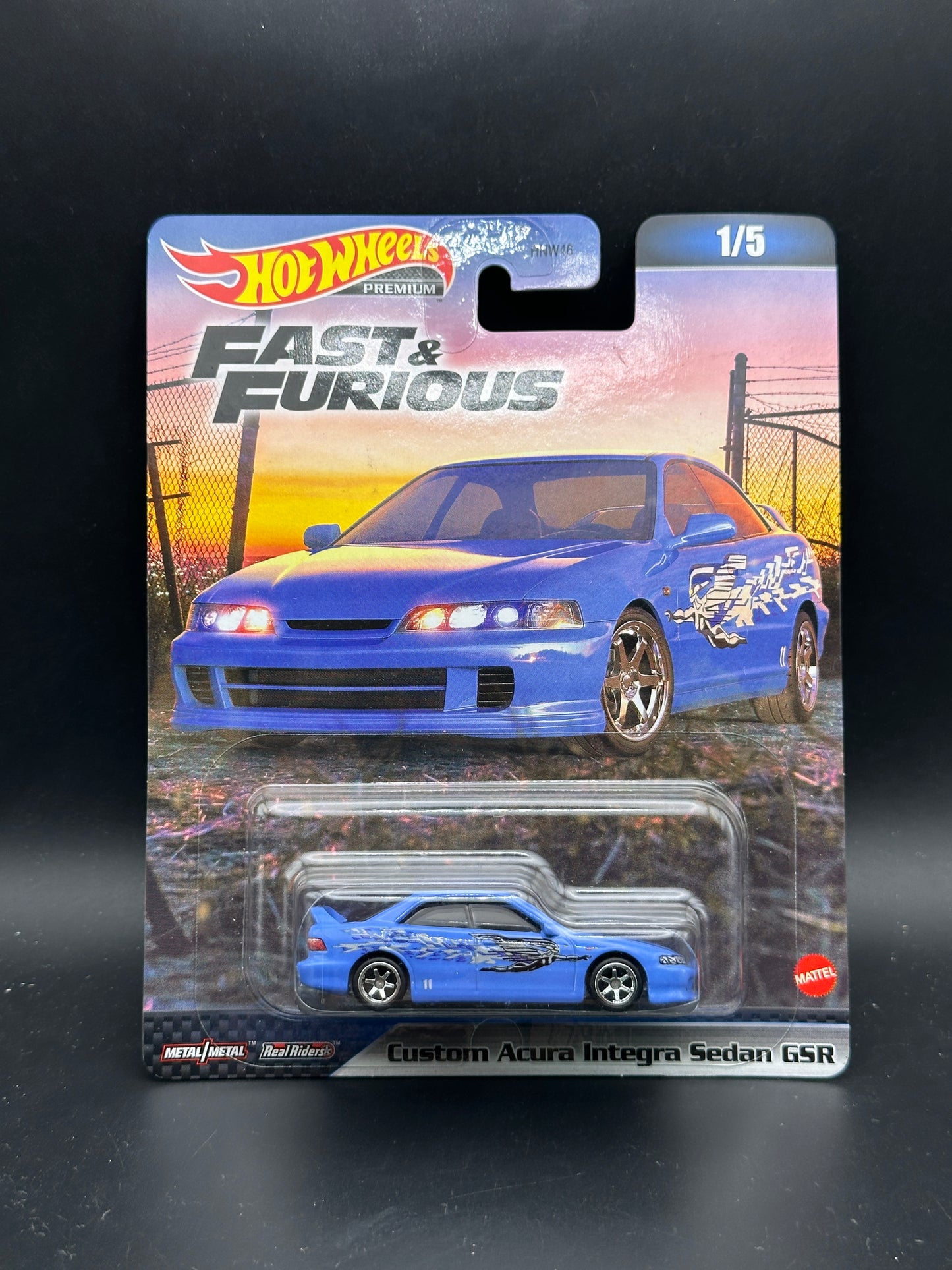 HOT WHEELS - CUSTOM ACURA INTEGRA SEDAN GSR (2023) - MIX 3 - FAST & FURIOUS 1/5