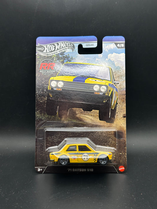 HOT WHEELS - 71 DATSUN 510 (2026) - SILVER SERIES - RALLY RACERS SERIES 4/5