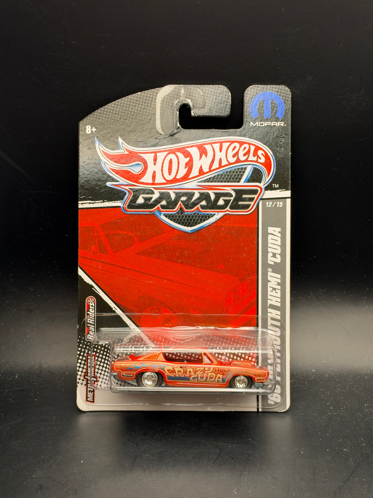 HOT WHEELS - 68 PLYMOUTH HEMI CUDA (2011) - HOT WHEELS GARAGE MOPAR 12/15