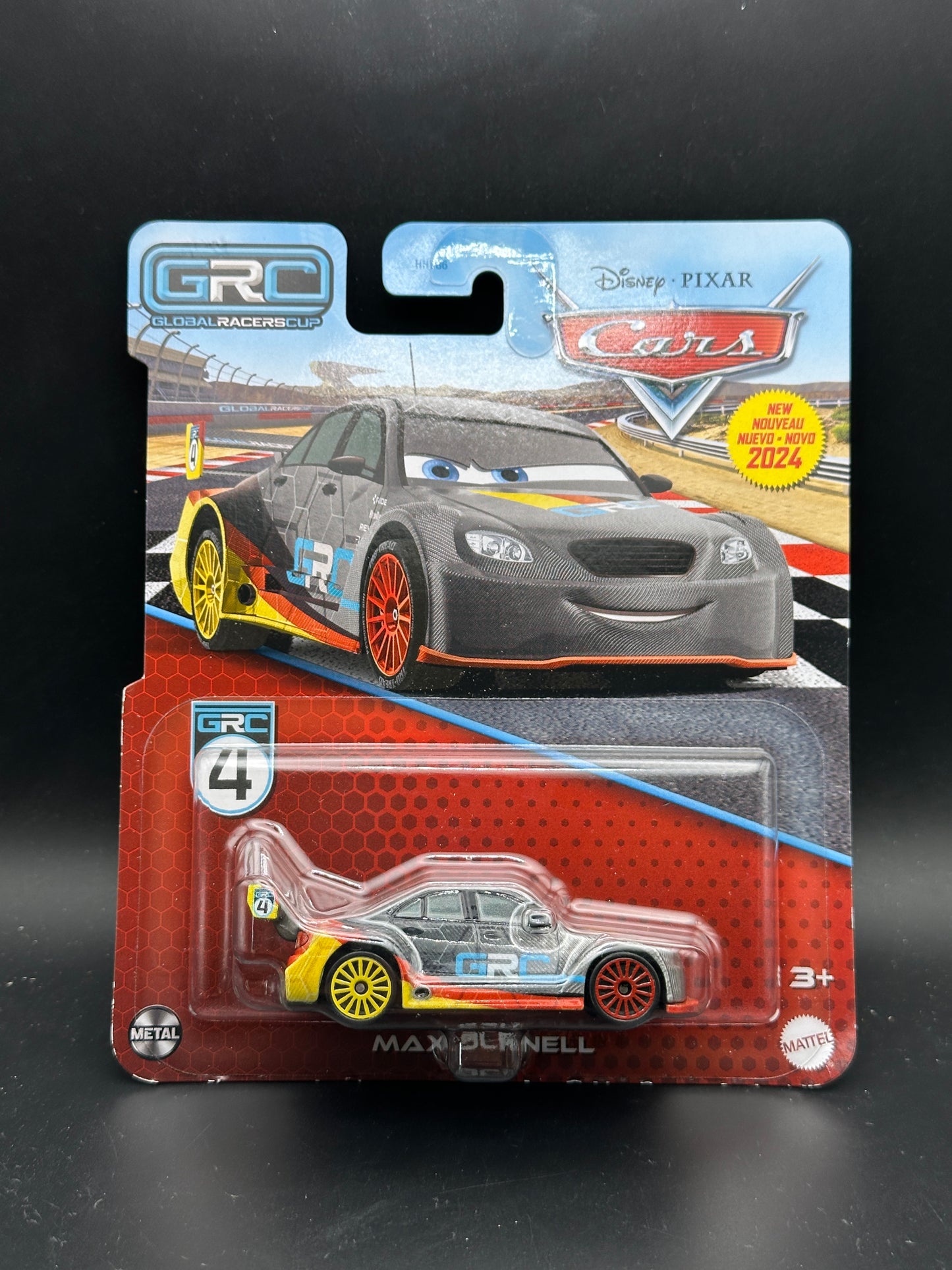 DISNEY PIXAR CARS - MAX SCHNELL - GRC - CARS - DIECAST