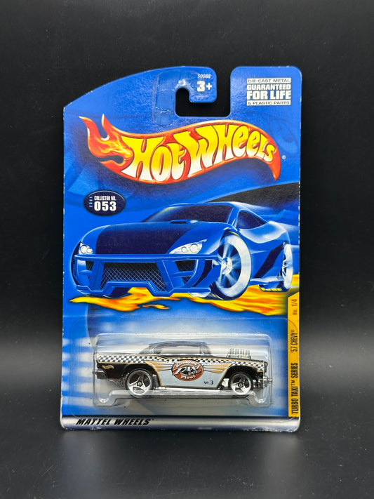 HOT WHEELS - 57 CHEVY (2001) - HW TURBO TAXI SERIES 1/4