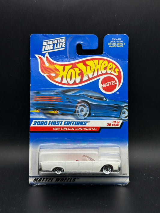 HOT WHEELS - 1964 LINCOLN CONTINENTAL CONVERTIBLE (2000) - HW 2000 FIRST EDITIONS 3/36