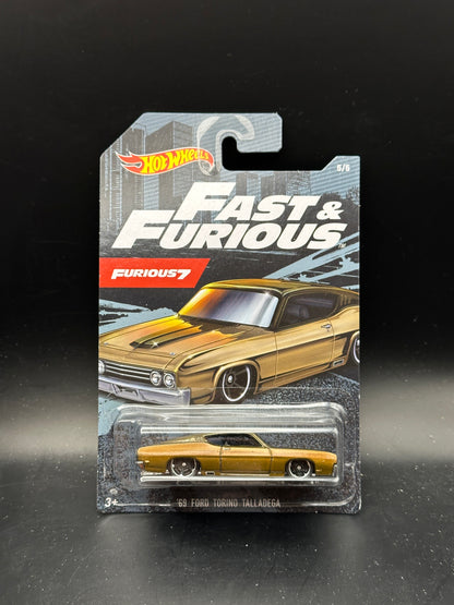 HOT WHEELS - 69 FORD TORINO TALLADEGA (2020) - FAST AND FURIOUS 5/5