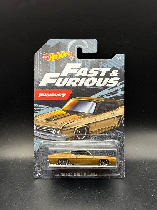 HOT WHEELS - 69 FORD TORINO TALLADEGA (2020) - FAST AND FURIOUS 5/5