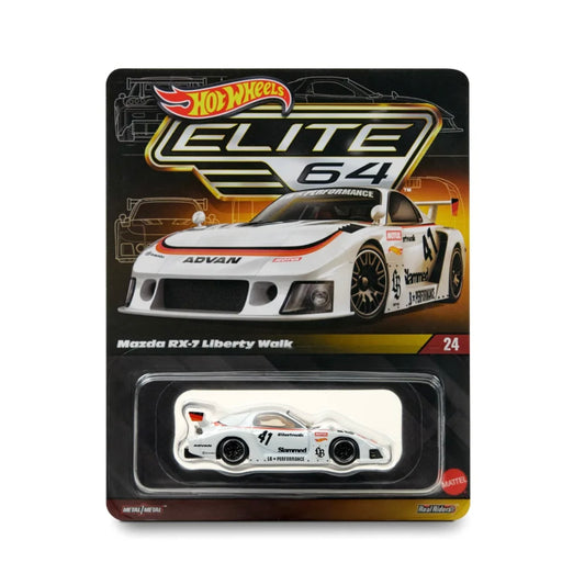 HOT WHEELS - MAZDA RX7 LIBERTY WALK (2026) - ELITE 64