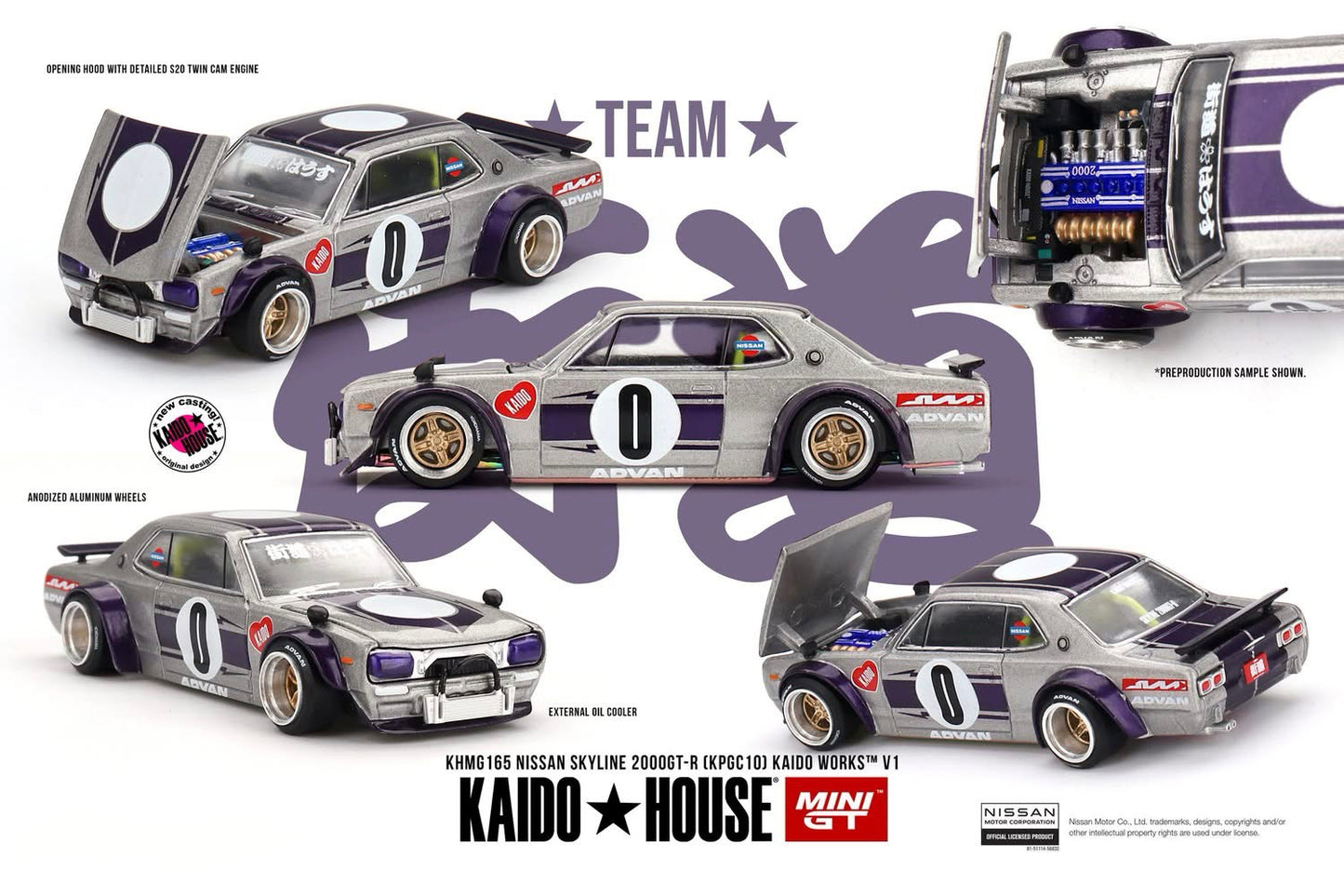KAIDO HOUSE - NISSAN SKYLINE 2000 GT-R (KPGC10) KAIDO STREET V1