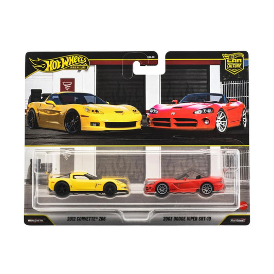 HOT WHEELS - 2012 CORVETTE Z06 / 2003 DODGE VIPER SRT-10 (2026) - 2 PACK