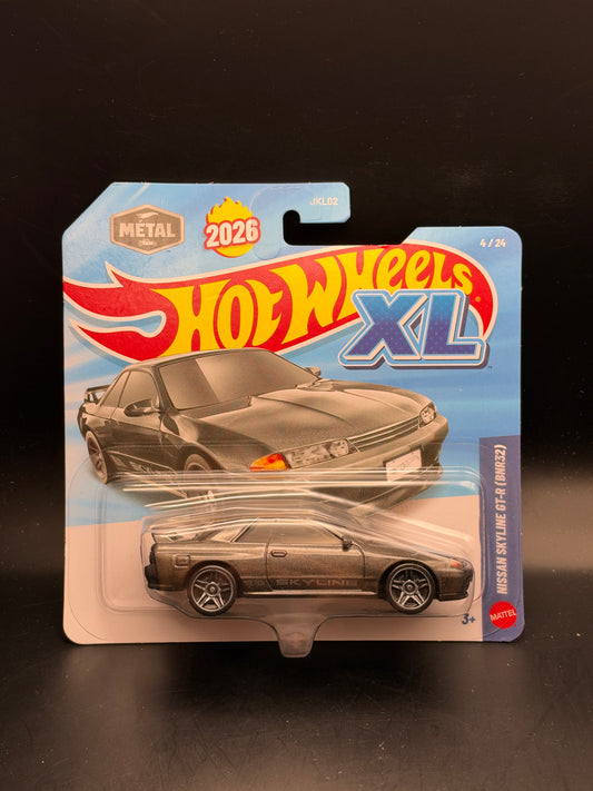 HOT WHEELS XL - NISSAN SKYLINE GT-R (BNR32) 4/24 (2026) - 1:43 SCALE