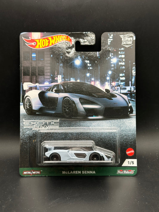 HOT WHEELS - MCLAREN SENNA (2021) - HW CAR CULTURE EXOTIC ENVY 1/5