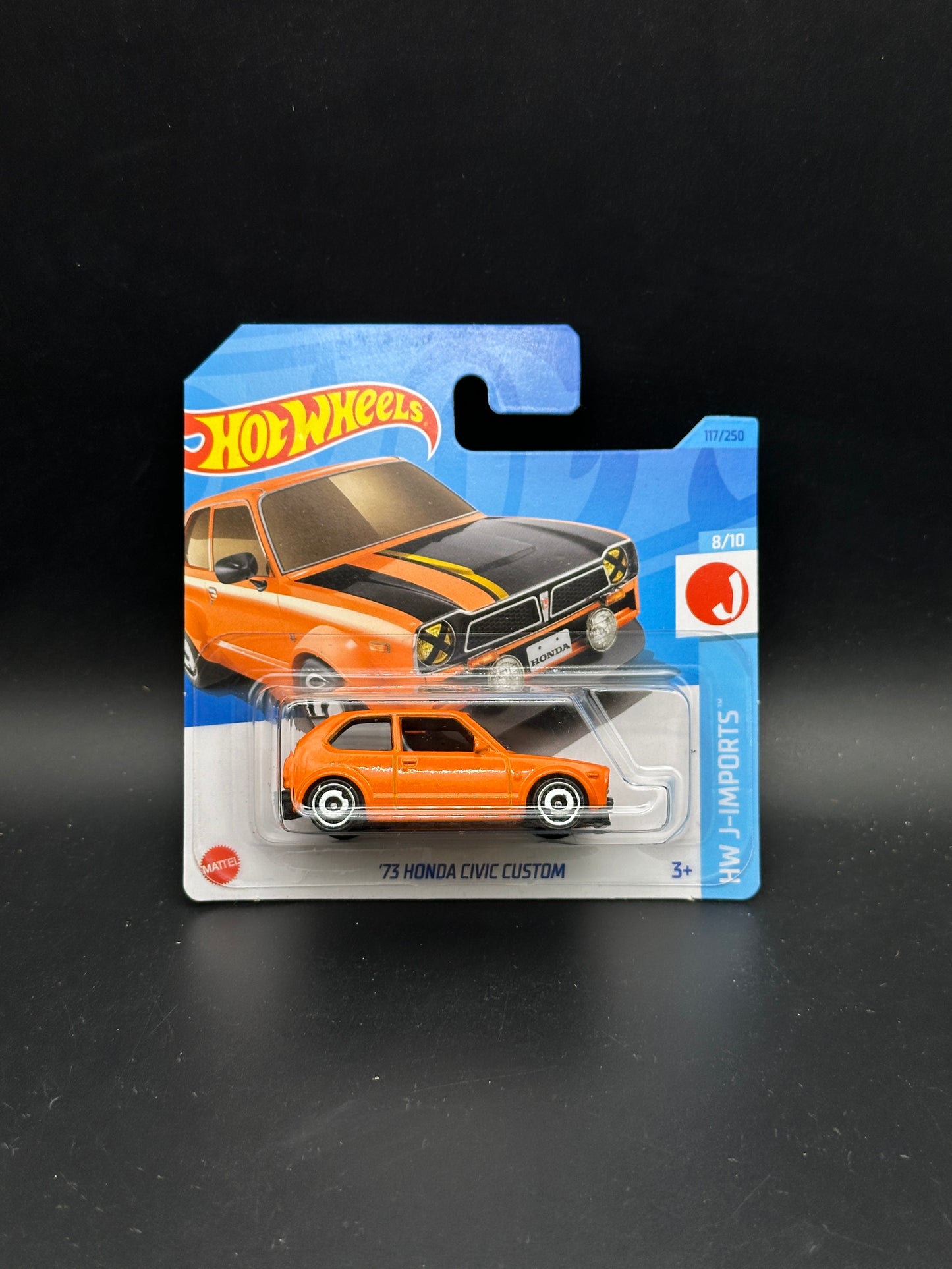 HOT WHEELS - 73 HONDA CIVIC CUSTOM (2023) - HW J IMPORTS 8/10