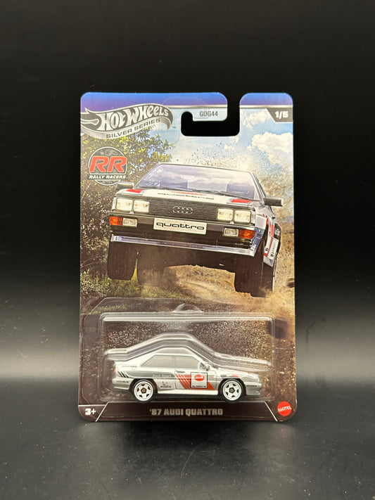 HOT WHEELS - 87 AUDI QUATTRO (2026) - SILVER SERIES - RALLY RACERS SERIES 1/5