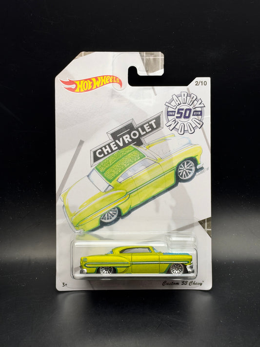 HOT WHEELS - CUSTOM 53 CHEVY (2019) - LARRY WOOD ANNIVERSARY SERIES 2/10