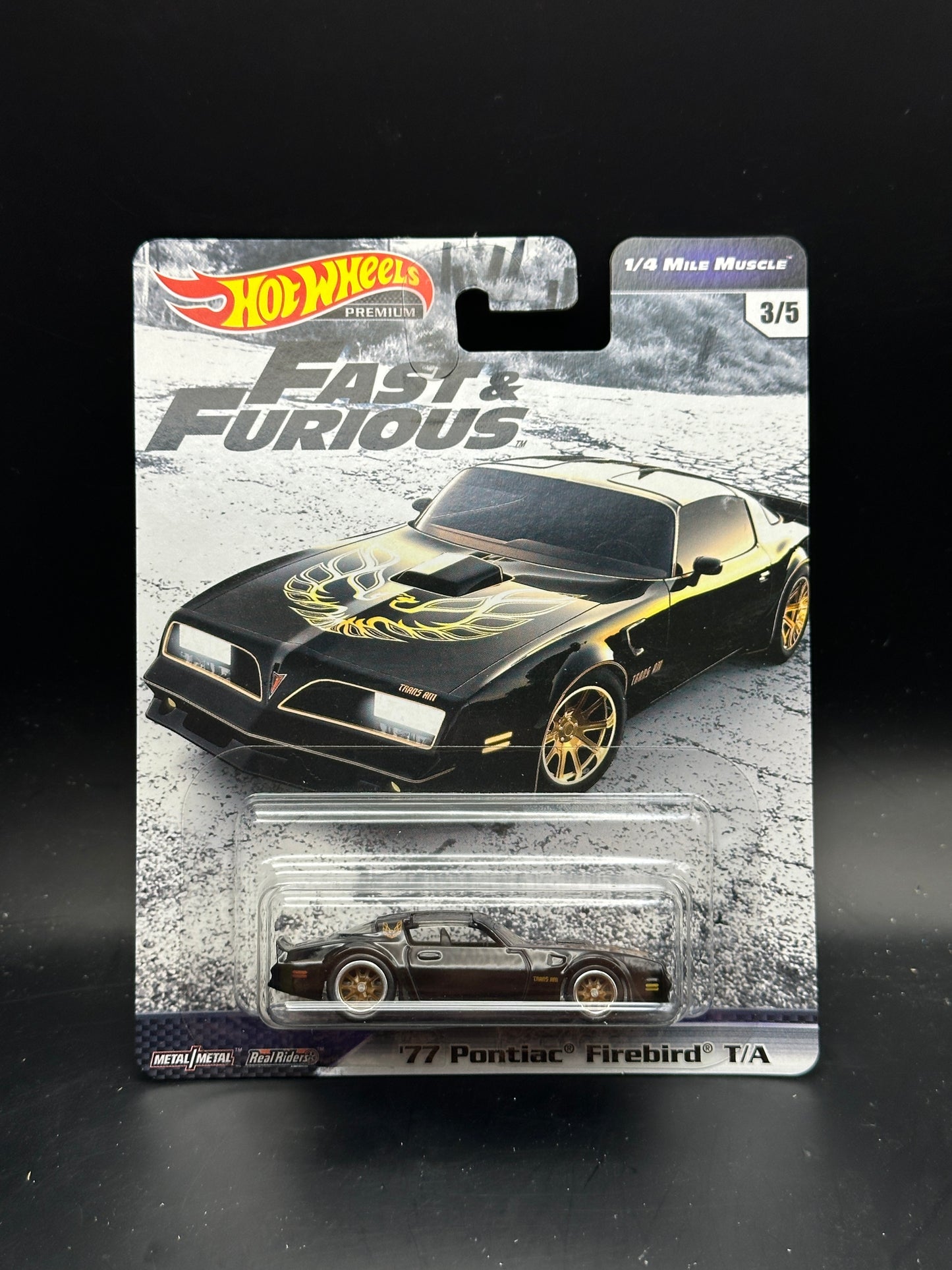 HOT WHEELS - 77 PONTIAC FIREBIRD T/A (2019) - FAST AND FURIOUS: 1/4 MILE MUSCLE 3/5