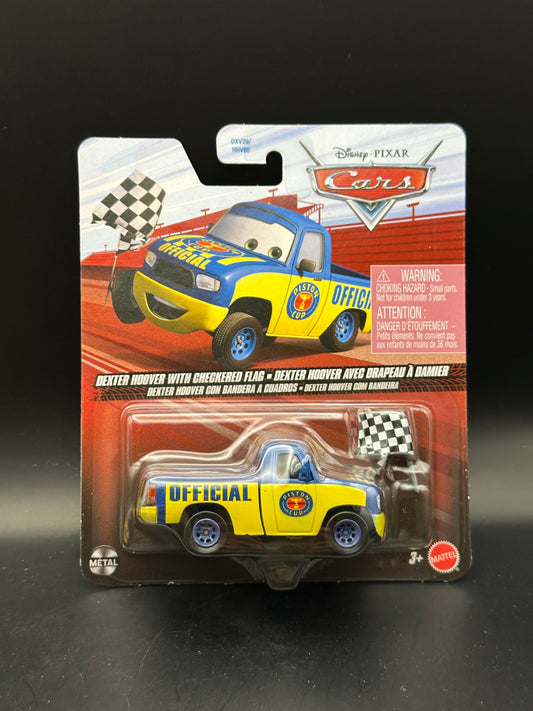 DISNEY PIXAR CARS - DEXTER HOOVER WITH CHECKERED FLAG - CARS - DIECAST