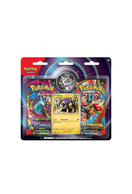 POKEMON TCG - MEGA EVOLUTION 2 PACK BLISTER - RAIKOU