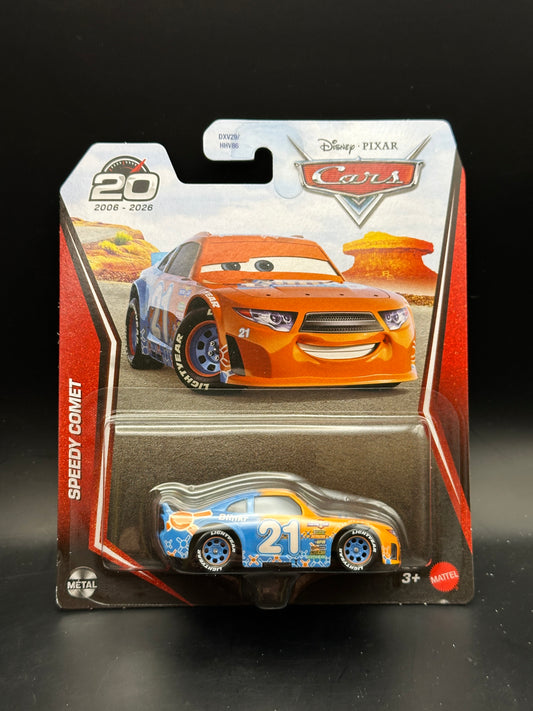 DISNEY PIXAR CARS 20th ANNIVERSARY - SPEEDY COMET - DIECAST