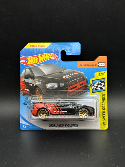 HOT WHEELS - 2008 LANCER EVOLUTION (2020) - HW SPEED GRAPHICS 1/10