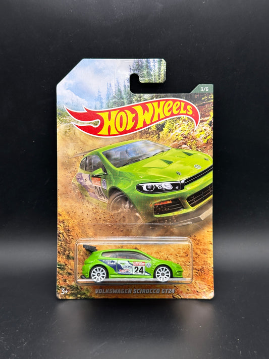 HOT WHEELS - VOLKSWAGEN SCIROCCO GT24 (2019) - HW BACKROAD RALLY SERIES 3/6