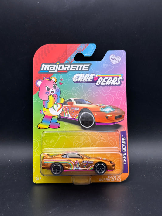 MAJORETTE PREMIUM CARS - TOYOTA SUPRA JZA80 - CARE BEARS SPECIAL EDITION -  1/64 SCALE - CHASE