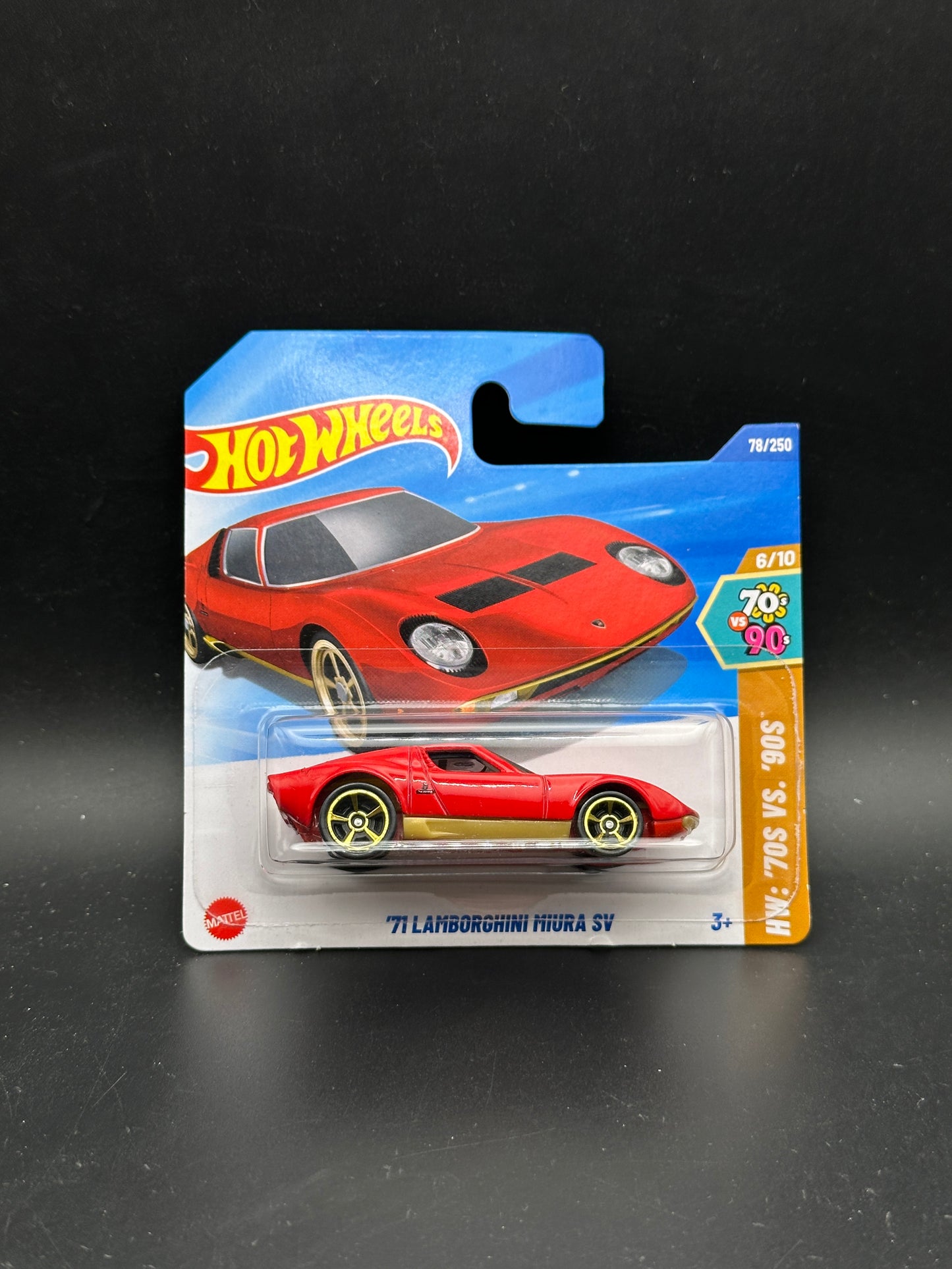 HOT WHEELS - 71 LAMBORGHINI MIURA SV (2025) - HW 70s VS 90s 6/10