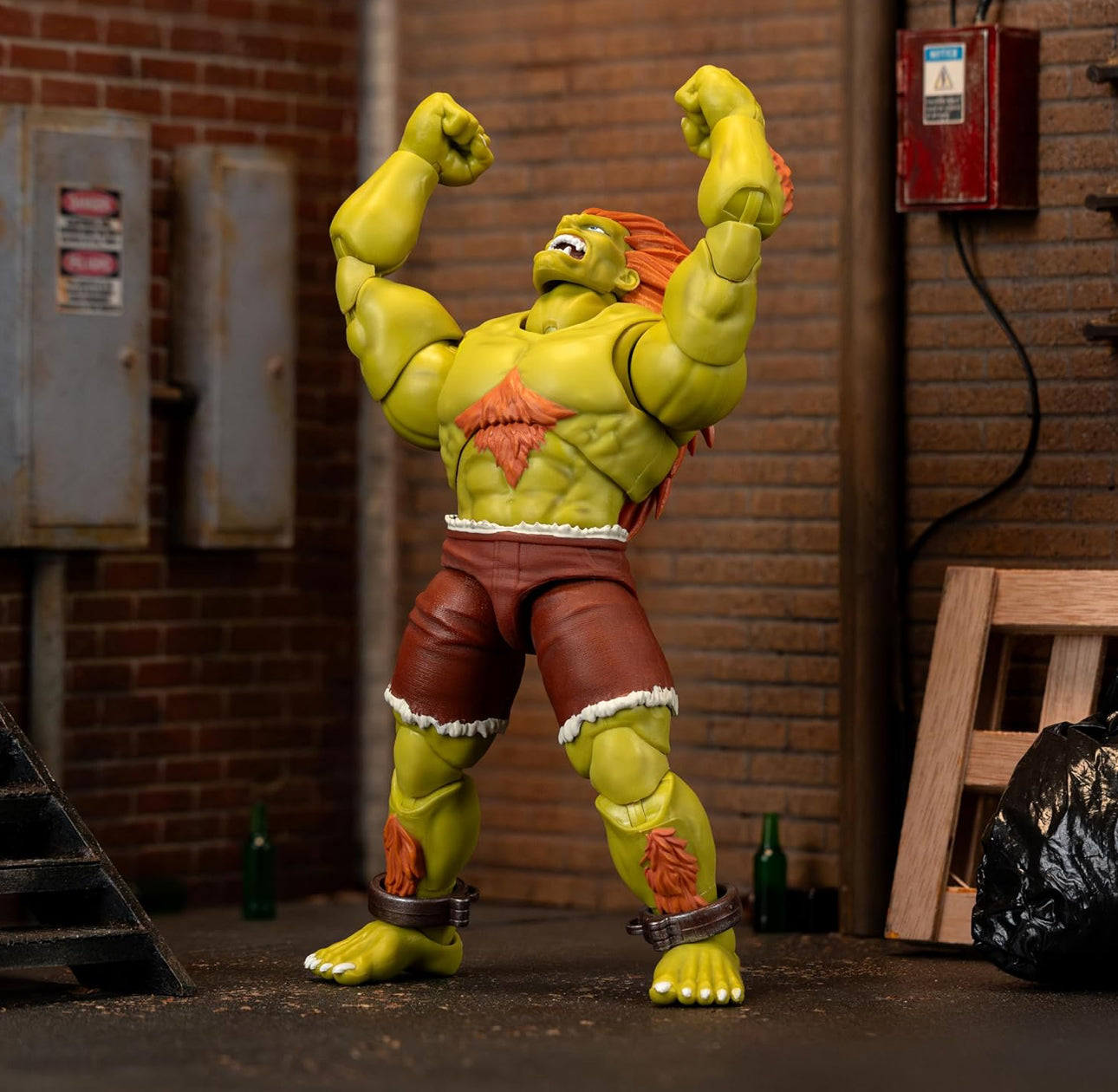 JADA STREET FIGHTER 2 - BLANKA - DELUXE ACTION FIGURE