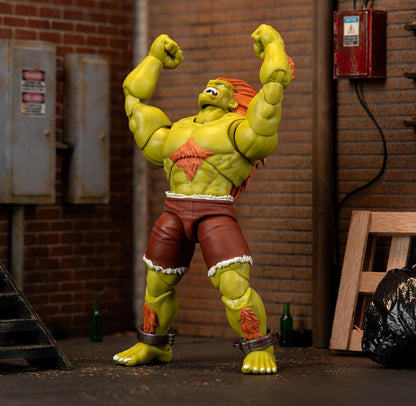 JADA STREET FIGHTER 2 - BLANKA - DELUXE ACTION FIGURE