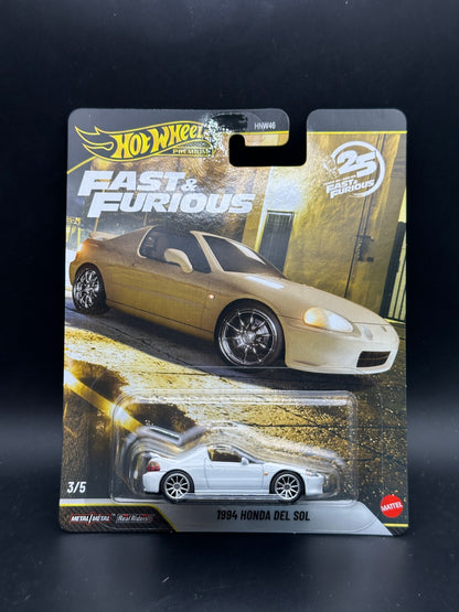 HOT WHEELS - 1994 HONDA DEL SOL (2026) - FAST AND FURIOUS 25TH ANNIVERSARY - MIX 2 - 2/5