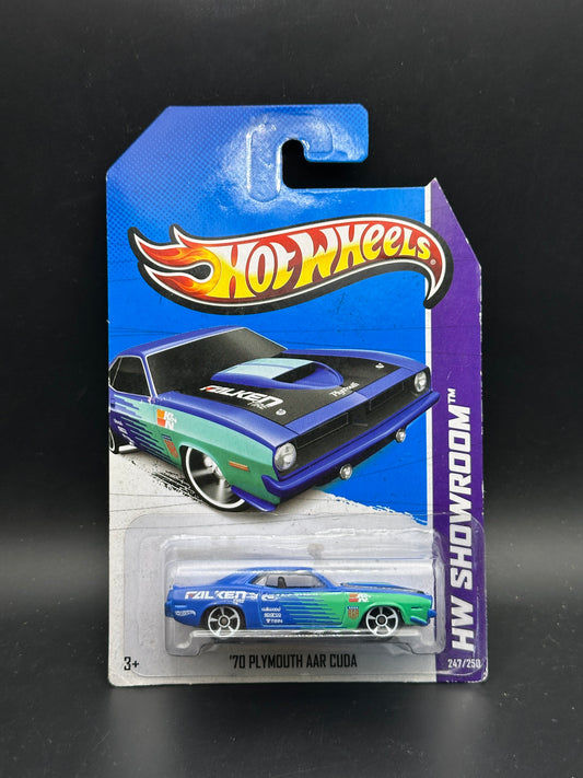 HOT WHEELS - 70 PLYMOUTH AAR CUDA (2013) - HW SHOWROOM