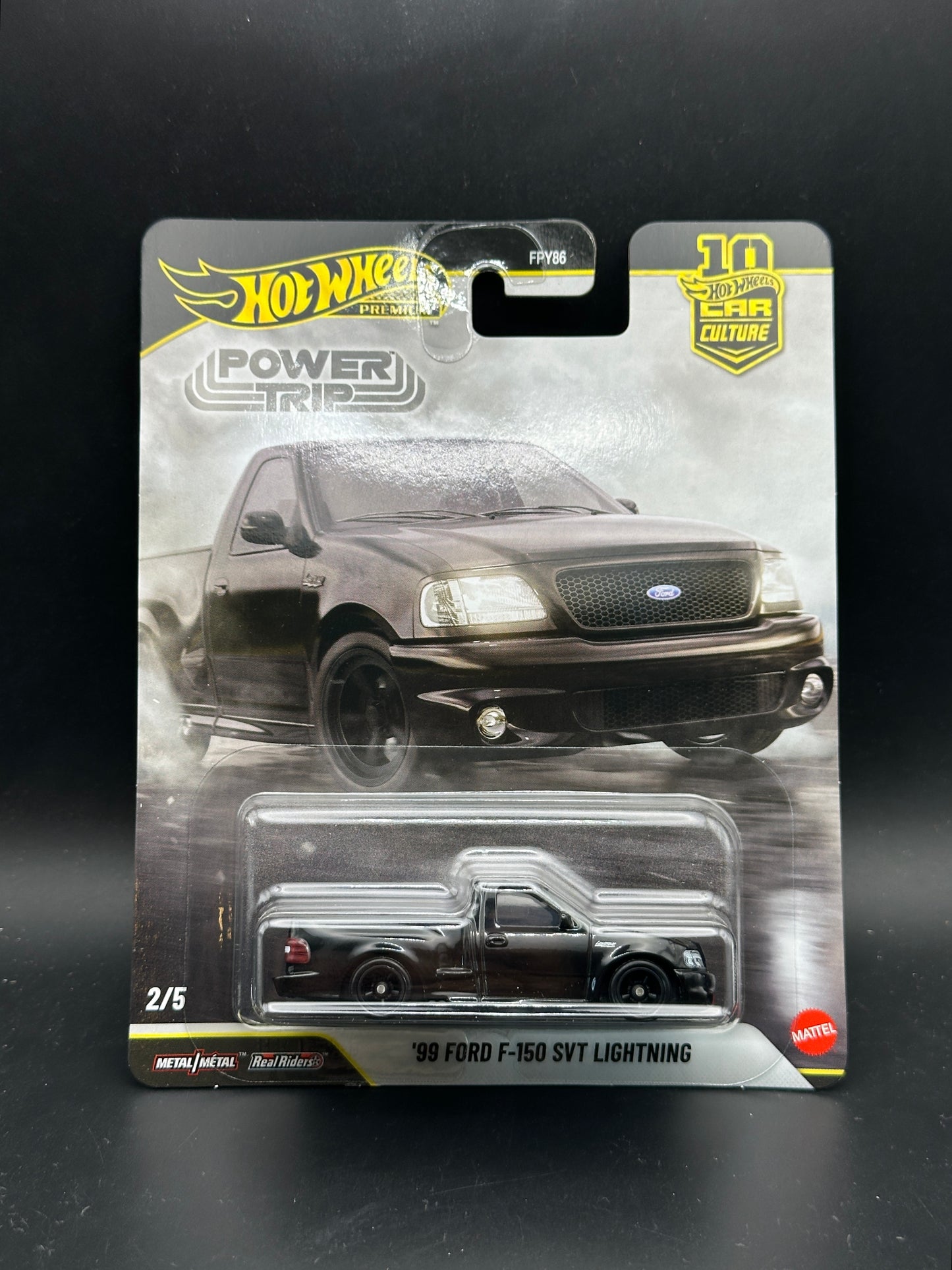 HOT WHEELS - 99 FORD F-150 SVT LIGHTNING (2026) - HW CAR CULTURE POWER TRIP 2/5