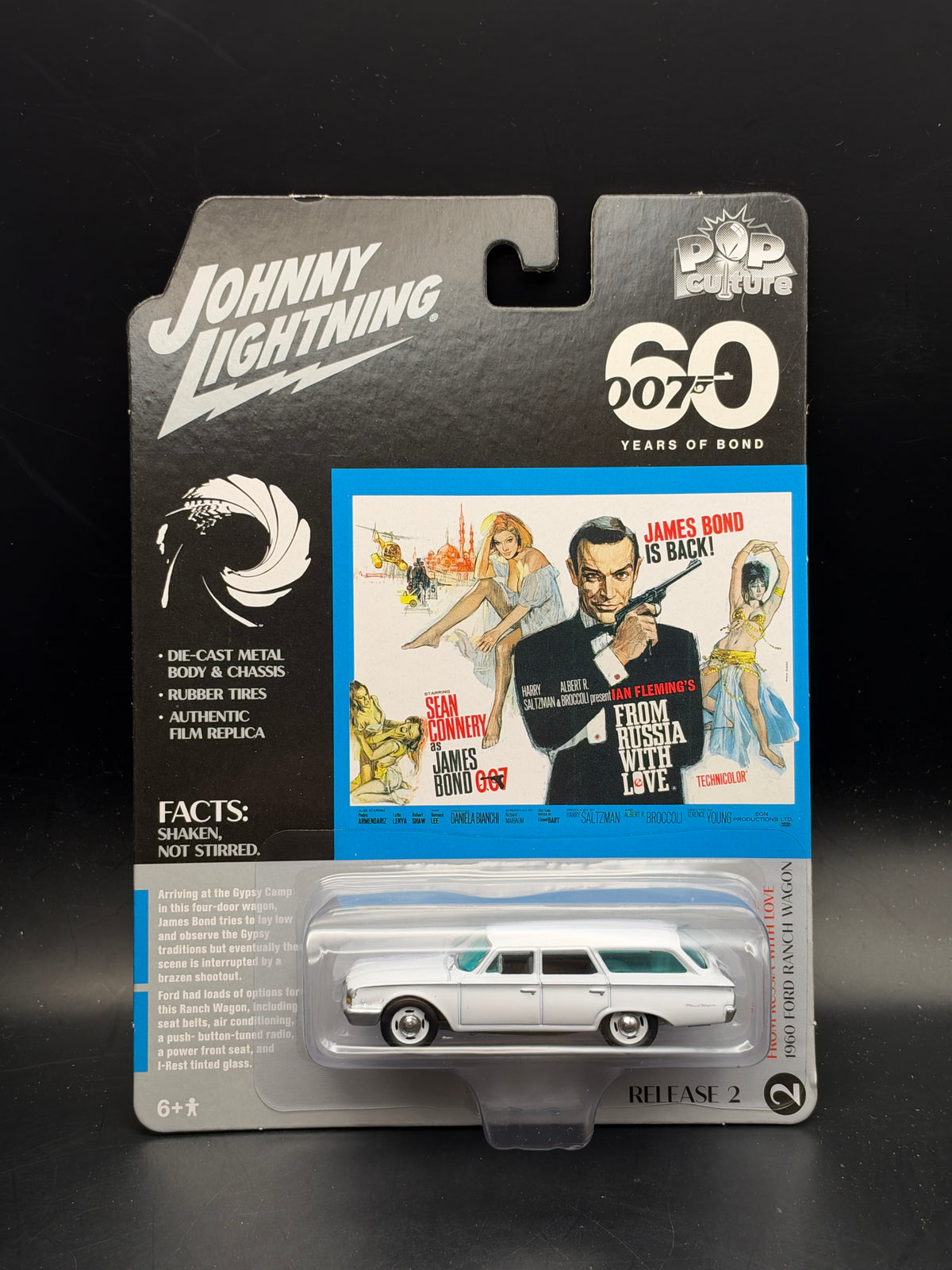 JOHNNY LIGHTNING - 1960 FORD RANCH WAGON - 60 YEARS OF BOND - POP CULTURE