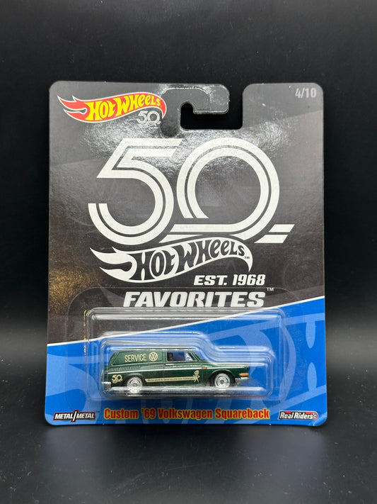 HOT WHEELS - CUSTOM 69 VOLKSWAGEN SQUAREBACK (2018) - HW 50th ANNIVERSARY FAVORITES 4/10
