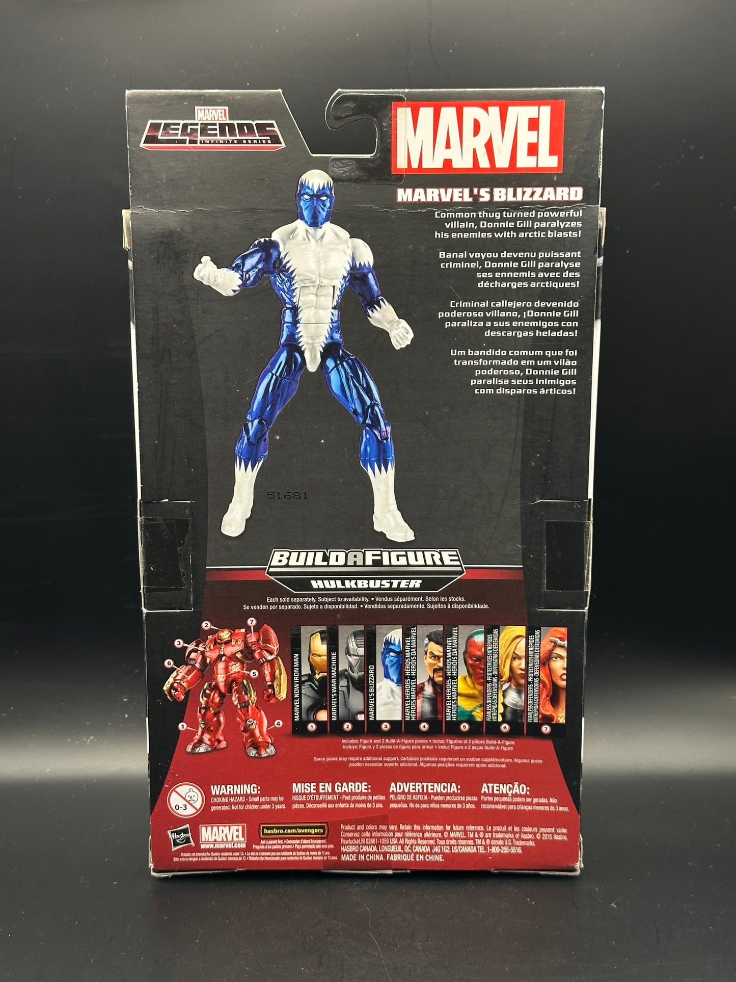 MARVEL LEGENDS - MARVEL’S BLIZZARD - HULKBUSTER BAF - ACTION FIGURE