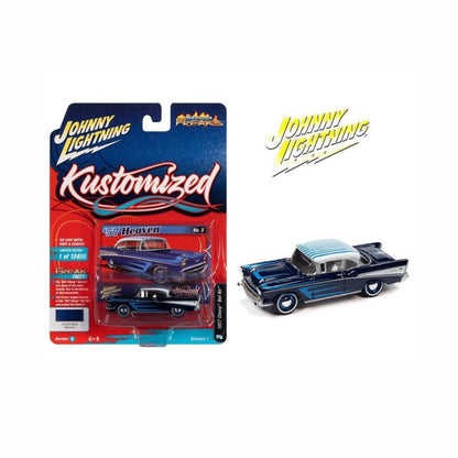JOHNNY LIGHTNING - 1957 CHEVY BEL AIR - COBALT BLUE