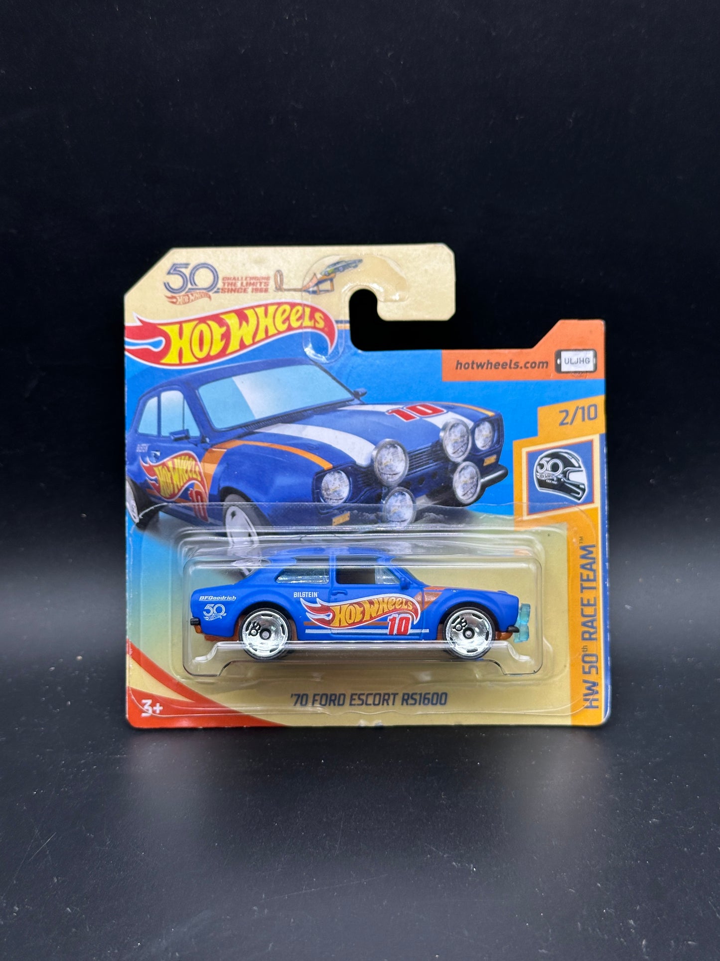HOT WHEELS - 70 FORD ESCORT RS1600 (2018) - HW 50th RACE TEAM 2/10