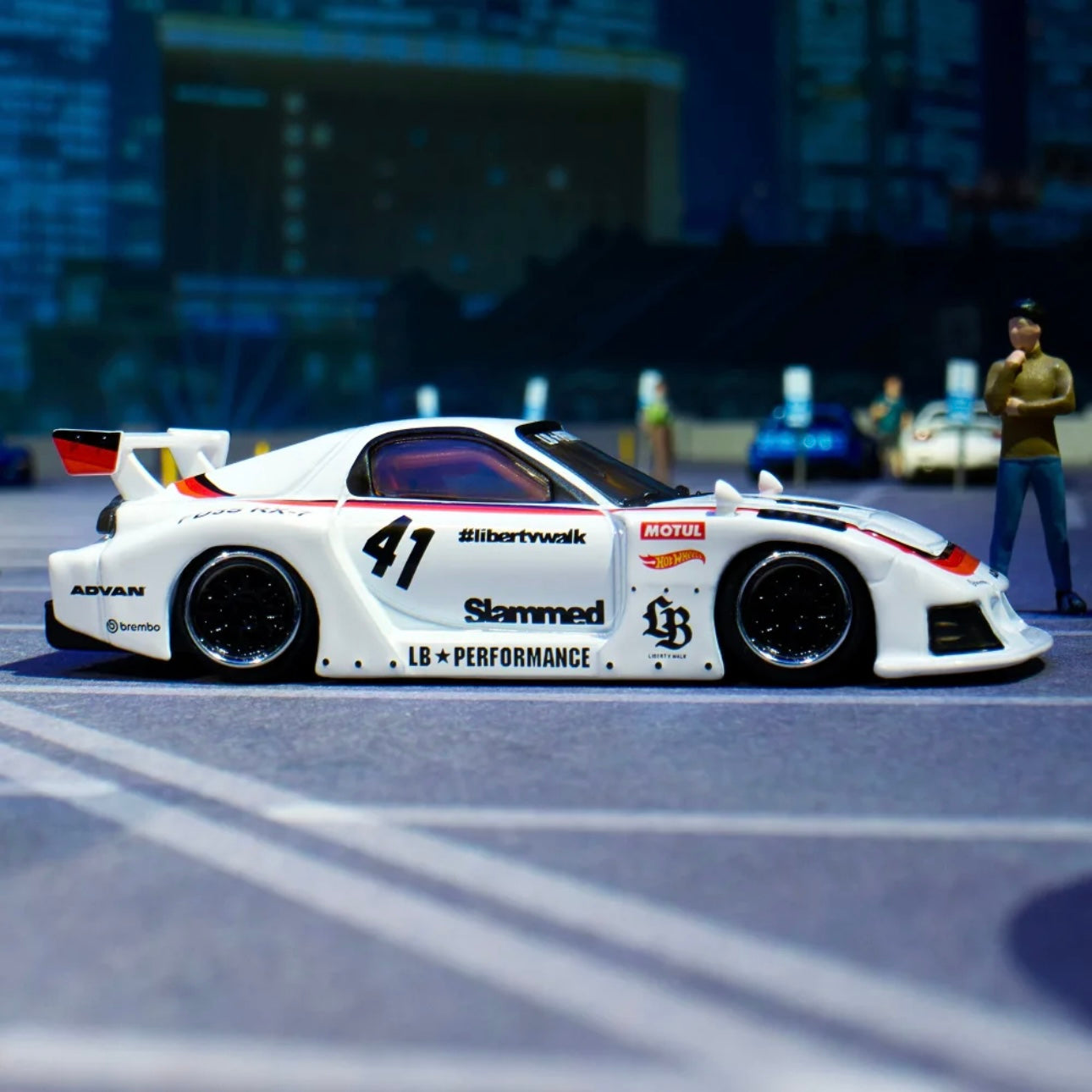 HOT WHEELS - MAZDA RX7 LIBERTY WALK (2026) - ELITE 64