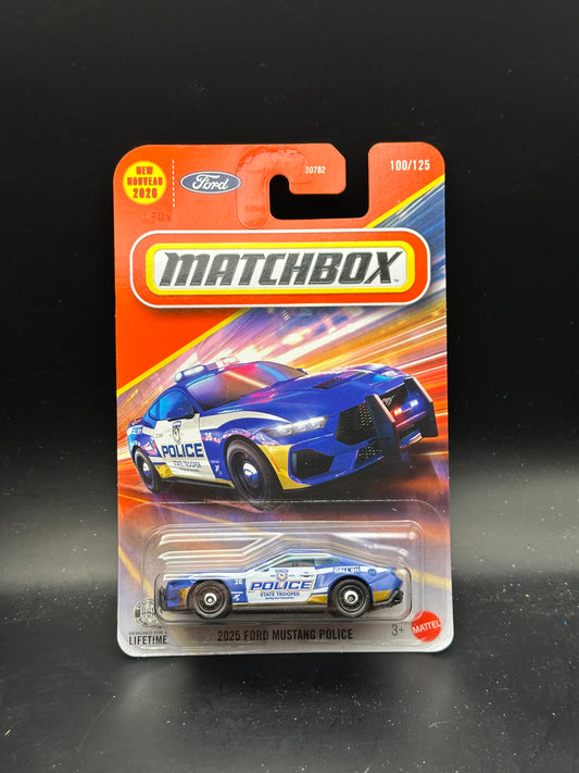 MATCHBOX - 2025 FORD MUSTANG POLICE (2026) - 100/125 - DIECAST