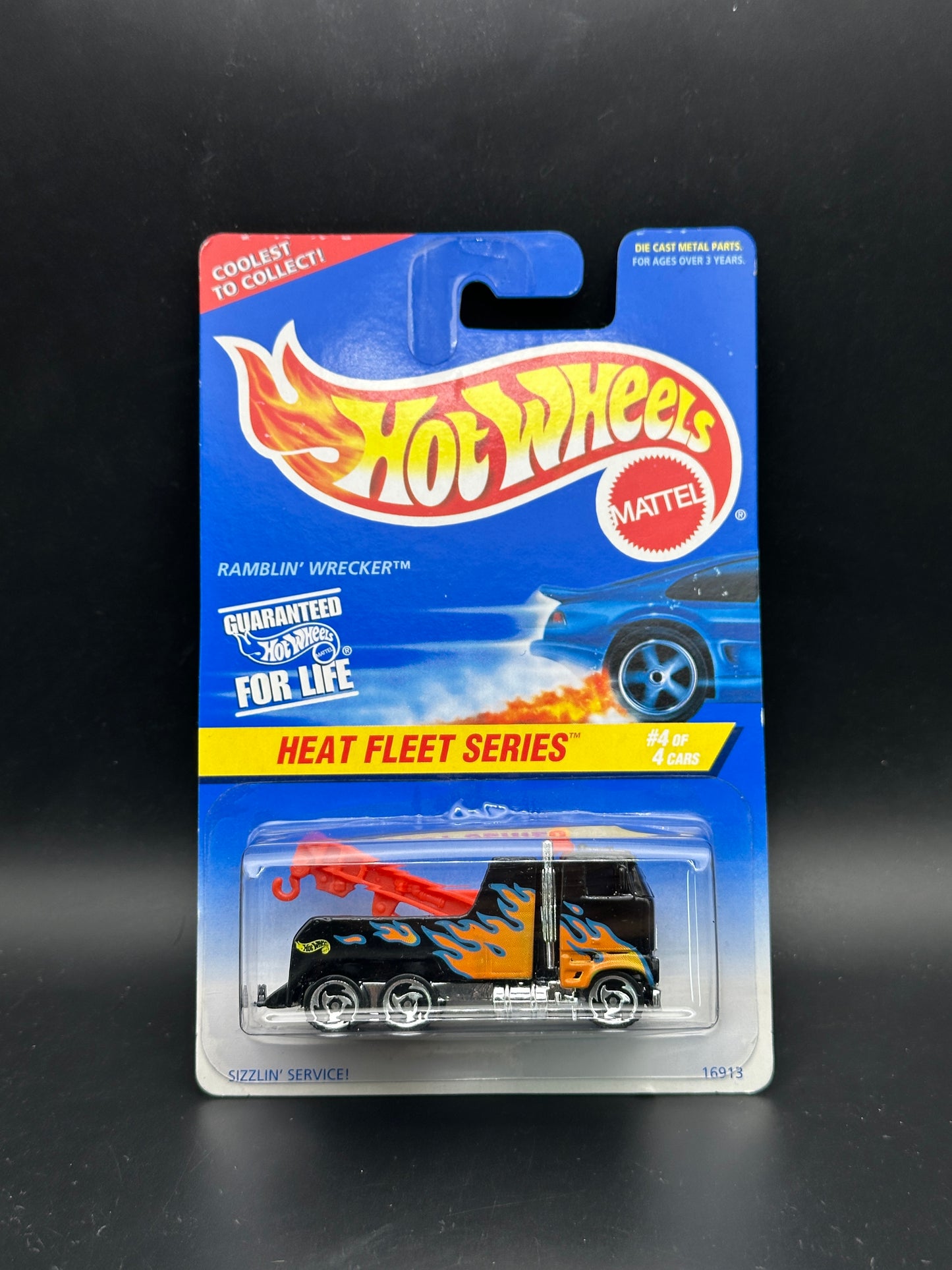 HOT WHEELS - RAMBLIN WRECKER (1997) - HW HEAT FLEET SERIES 4/4