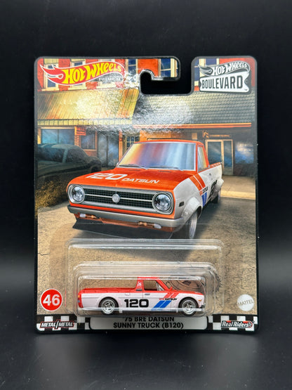 HOT WHEELS - 75 BRE DATSUN SUNNY TRUCK B120 (2022) - HW BOULEVARD #46