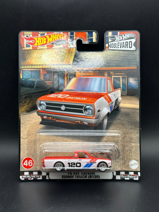 HOT WHEELS - 75 BRE DATSUN SUNNY TRUCK B120 (2022) - HW BOULEVARD #46