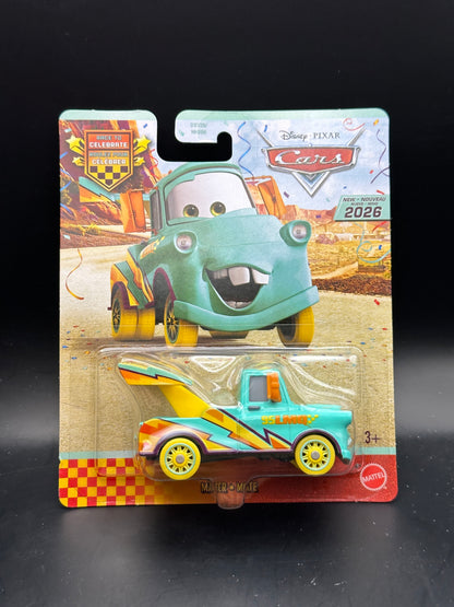 DISNEY PIXAR CARS 20th ANNIVERSARY - MATER - RACE TO CELEBRATE - DIECAST