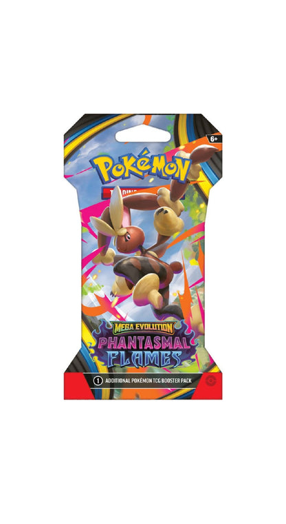 POKEMON TCG - MEGA EVOLUTIONS - PHANTASMAL FLAMES - SLEEVED BOOSTER PACKS - ASSORTED