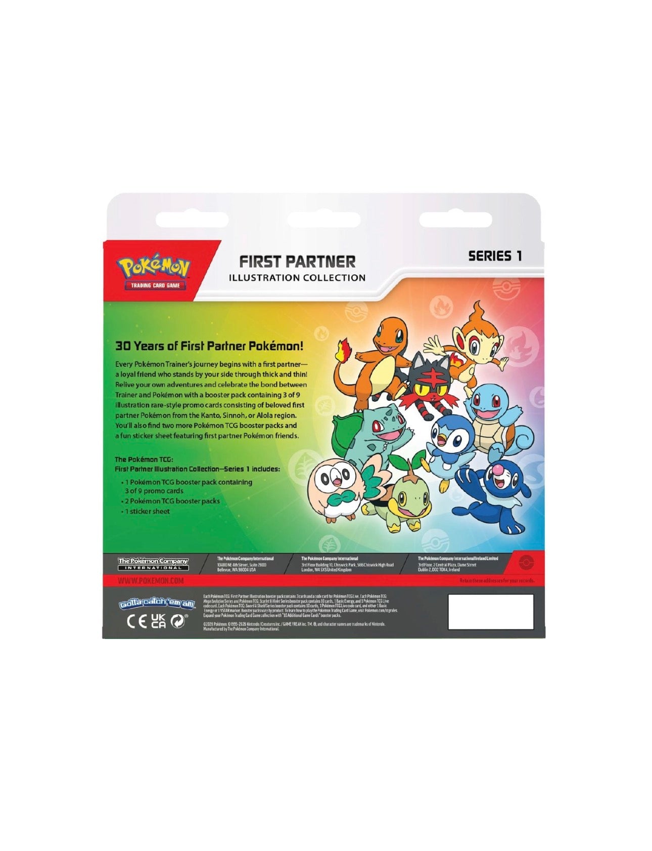 POKEMON TCG - FIRST PARTNER ILLUSTRATION COLLECTION - SERIES 1 BOX